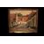 Olio su tela veduta cittadina firmato Joseph Charles FRANÇOIS (1851-1940)