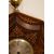 Antico orologio da parete francese in legno del 1800 stile Carlo X