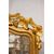 Antica specchiera in legno dorata con uva - M/1357 -