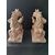 Magnifica coppia di Grifoni in marmo nembro - H 43