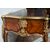 Scrivania /Bureau Plat antica Napoleone III Francese in legno esotico pregiato con innesti di elementi in bronzo dorato. Francia XIX secolo.