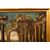 Coppia di capricci architettonici fantastici con rovine classiche e figure, Scuola romana fine XVII - inizi XVIII secolo - Seguace di Niccolò Codazzi (Napoli, 1642 - Genova, 1693)