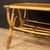 Italian design coffee table in bamboo from the 70s