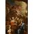Cristo circondato dagli angeli nel deserto, Cerchia di Pietro da Cortona, nato come Pietro Berrettini (Cortona 1597 – Roma 1669)