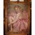 Antico quadro del 1900 olio su tela raffigurante "Ballerina"