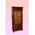 Grande armadio vetrina stile Luigi Filippo Francese ad 1 porta in legno di mogano