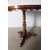 Antico raffinato tavolo tondo Carlo X 1840 Umbria noce massello e intarsi . 