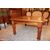 Tavolo vittoriano allungabile in legno di mogano del 1800