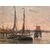 PAINTING PAINTING BOATS SIGNED ROMAIN STEPPE - XIX CENTURY     