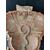 Spettacolare acquasantiera in marmo rosso Verona con serpente - 45 x 42 cm