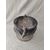 Particolare acquasantiera in marmo nero marquina - 39 x 24 cm