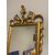 Antica specchiera dorata Luigi Filippo epoca XIX sec con intagli . Mis 106 x 57
