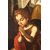 Sacra Famiglia  ( San Giovannino Elisabetta e Zaccaria ) dipinto olio su tela.