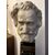 Testa di Giuseppe Verdi in marmo bianco "GRONCHI"