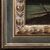 Antique Italian Painting Landscape With Characters From 18th Century