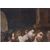 Dipinto con scena dall'antico testamento, Giuseppe e i fratelli davanti al faraone. XVII secolo. Giovanni Battista Beinaschi (Fossano o Torino, 1636 – Napoli, 28 settembre 1688)