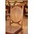 Gruppo di 8 sedie Luigi XVI del 1800 in legno di mogano incannate