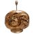 Grande lampada con fregio in legno dorato - O/8330 -