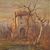 Dipinto paesaggio firmato olio su tavoletta anni 30'  
