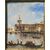 Pittore veneziano (XIX sec.) - Venezia, veduta della Punta della Dogana. 