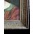 Olio su tela francese del 1800 raffigurante Ritratto di Fanciulla Dama