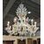 Splendido lampadario murano opalino fine '800 
