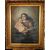 Olio su tela italiano Napoletano raffigurante "Madonna con bambino Gesù"