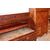 Grande scrivania a rullo francese di metà 1800 Stile Direttorio in piuma di mogano