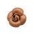 CHANEL Spilla Vintage in Pelle Col. Beige Camelia