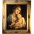 Madonna e Bambino con mela, dipinto olio su tela
