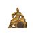 Orologio stile Impero Parigina francese del 1800 con personaggio femminile 