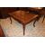 Tavolo Rettangolare Francese del 1800 In Legno di Rovere con Piano Parquettato