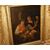 Coppia di bellissimi dipinti raffigurante scena di interni con personaggi del '700