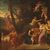 Grande quadro mitologico italiano del XVII secolo, Zeus infante e la capra Amaltea sul monte Ida