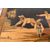 Scatola in legno intarsiato e pirografato. Sorrento, XIX secolo.