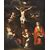 "Crocefissione" grande tela fiamminga 120 x 145