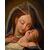 Madonna con il Bambino dormiente, Seguace di Giovan Battista Salvi detto "il Sassoferrato" (1609 - 1685)