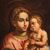 Religious painting Virgin with child from 17th century