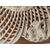 Coppia di antichi piatti - centrotavola traforati XIX sec. In maiolica smaltata bianco 