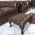Poltrona, divano e poggiapiedi chesterfield inglesi originali nuovi 