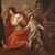 Antico dipinto italiano La morte di Poppea del XVIII secolo