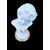 Busto di fanciullo in porcellana bisquit con dettagli in oro.Manifattura Ginori.