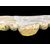 Formella in maiolica con bordo in rilievo rocaille e medaglione ovale centrale con scena architettonica e paesaggistica.Manifattura Chigi,San Quirico d’Orcia (Siena).