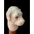 Bastone con pomolo raffigurante testa di cane in avorio.