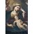 Dipinto antico olio su tela raffigurante Madonna col Bambino attribuito a Francesco Solimena. Napoli XVIII secolo.