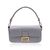 FENDI Borsa a Tracolla in Cotone Col. Grigio Baguette M