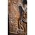 Scultura in rilievo in legno, pannello scolpito "Sacra Famiglia" - XIX sec. 
