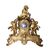 Orologio da tavolo in bronzo dorato e cesallato