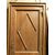  PTS852 - N. 3 porte in legno di pioppo, epoca '700, mis. cm L 97 x H 214