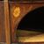 Toilette inglese in legno intarsiato del XX secolo
